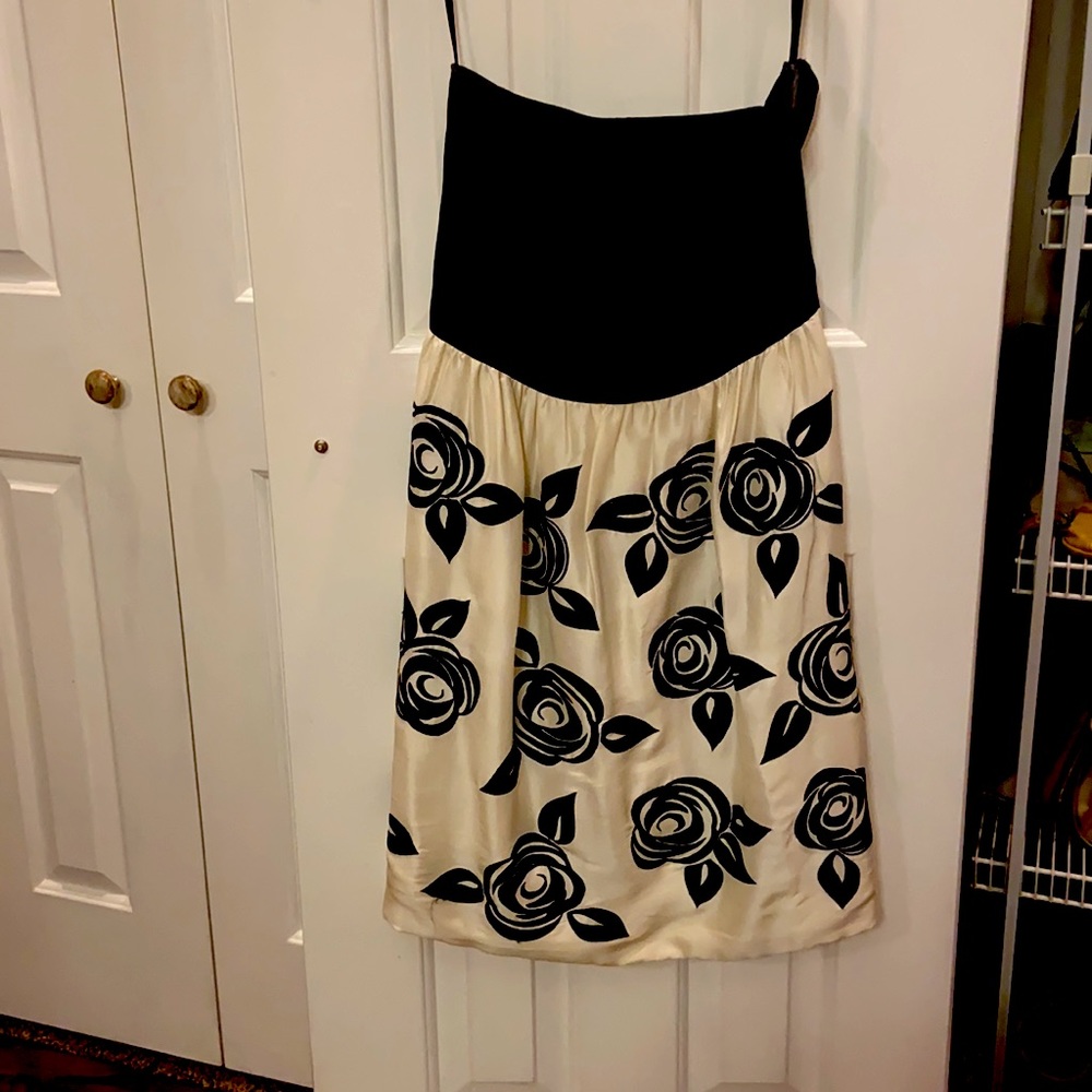 Strapless WHBL Silk Dress